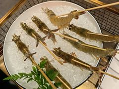 鲜活海白虾-牛村来人潮汕牛肉火锅(西单店)