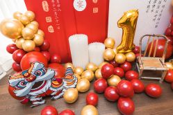 -七月气球布置订婚·宝宝宴· 求婚·生日布置(二七万达店)