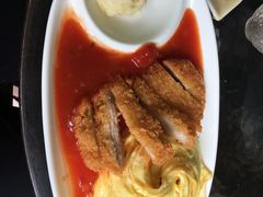 茄汁猪排蛋包饭-玛格萝妮比萨屋(四平店)