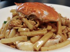 梭子蟹炒年糕-健眺小海鲜(临海后山店)