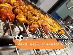 串类特殊腌制都有微微量辣味-延小二烤串店(银泰店)