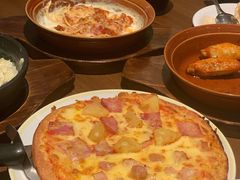 培根鸡肉双拼披萨-萨莉亚意式餐厅(杭州西溪龙湖天街店)