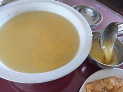 玉米碴粥-北京龙庆四季香农家饭庄·灶台鱼·碳烤虹鳟鱼(龙庆峡店)