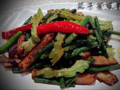 茄子苦瓜煎豇豆-李老爹香辣蟹(宣武门店)