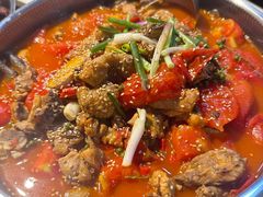 -贵州辣子鸡番茄鸡
