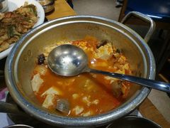 海鲜嫩豆腐汤配米饭-老炉家木炭烤肉(长江国际店)