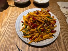 干煸藕丝-静一餐厅·湖北菜(前门店)