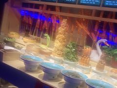 自助调料区-挂雪铁锅炖大鹅