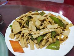 尖椒干豆腐-宝翔羊汤馆