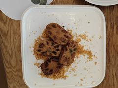 鹅肝酱莲藕盒-花舍·新派粤菜·西餐·下午茶(亚运村·鸟巢店)