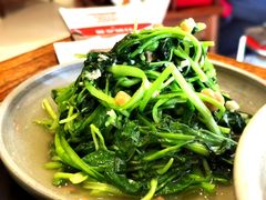 油渣鸡毛菜-兰溪小馆(东直门簋街店)