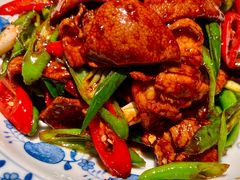 青蒜杭椒炒猪肝-锦荟JINHUI·浙江小馆(上海荟聚店)