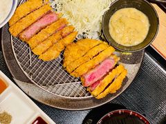 炸厚切牛舌-炸牛排 京都胜牛(京都站前店)