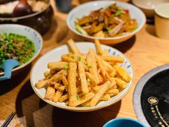 咸蛋黄炒茄子-吃饭皇帝大(解放西路店)