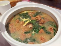 炸丸子菠菜-笨鸡小跑·临沂炒鸡·佛跳墙(罗庄店)