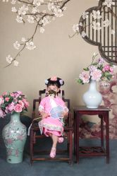 -后宫·古装汉服京剧儿童亲子全家福摄影