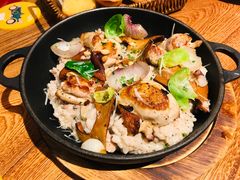 鲜牛肝菌烤鸡肉炖饭-1886德国汽车餐厅(外滩中央店)