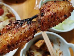 招牌秘烤鸡翅-炒豆合作社(东四总店)