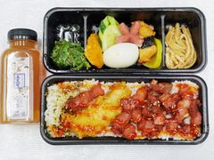 小排骨鳕鱼双拼便当-饭豐町和风精致便当(陆家嘴店)