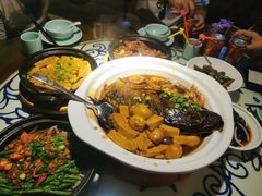 招牌鱼双宝捞饭-卢大鲜鱼头捞饭(美利广场店)