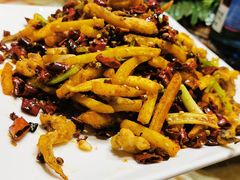 干煸鱿鱼须-裕德隆清真饭庄·天津特色菜(河东店)