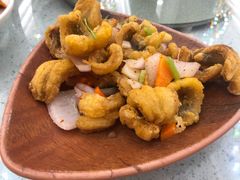 椒盐九肚鱼。-新名仕(仙霞路店)