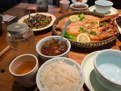 香茅草烤鱼-缘生态云南菜·野生菌庭院餐厅(华侨城店)