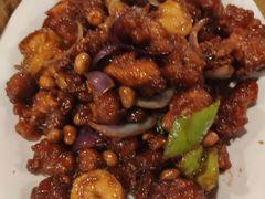 椒香虾仁爆鸡球-陈傻子餐厅(世纪都会店)