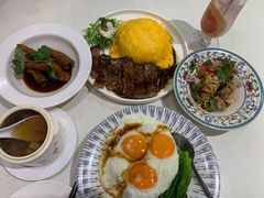 黑椒牛扒蛋包饭-锦园春香港茶餐厅(西海湾旗舰店)