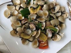 姜葱炒白贝-巨元河鲜酒楼·清远特色菜名店(英德店)