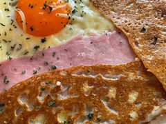 巴黎火腿鸡蛋芝士蘑菇可丽饼-RAC BAR(安福路店)