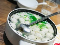 鲜嫩黄花鱼丸汤-将相和·海鲜蒸饺大连菜