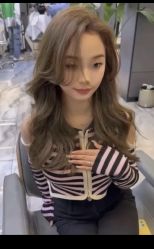 点击看大图 -藤野造型烫发染发