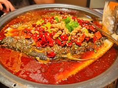-探鱼·鲜青椒爽麻烤鱼(天一广场店)