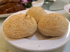 空心芝麻烧饼-九花山烤鸭店