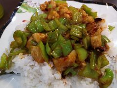 辣子鸡丁盖饭-牛街老爆肚满(牡丹园店)