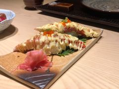 焗烤芝士三文鱼卷-越光米贩精致料理餐厅(金鹰店)