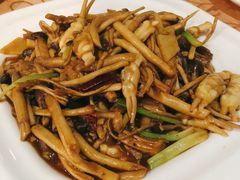 茶树菇炒蛏子-龙井壹号·茶缘山景宴(龙井村店)