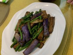 豆角炒茄子-小北江河鲜(新城店)