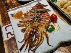 现烤整只大鱿鱼-小川洋风料理(街道口店)