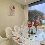 陪妈妈过节选地方吃饭，选了公园的一家花园餐厅