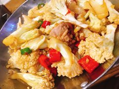 大盆有机花菜-深巷家味馆.湖北头牌红烧鱼头拌饭(黄陂店)