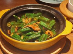 砂锅酱汁秋葵-闽上鲜·福建菜(龙湖滨江天街店)