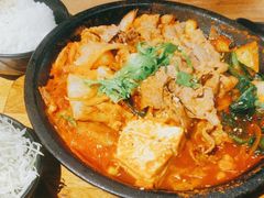 辣白菜肥牛定食-雷门拉面·现熬骨汤(凯德来福士店)