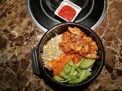 辣白菜五花肉拌饭-猪啊牛呀羊啊铜盘烤肉(正大广场店)