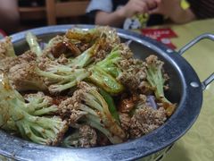 干煸有机菜花-春水锅贴·传统鲁菜(大明湖店)