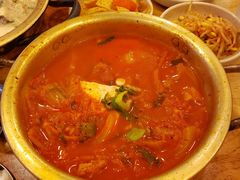 猪颈肉泡菜汤-金北顺大锅家(신사본점)