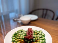 黑椒牛肉拼秋葵-将相和·海鲜蒸饺大连菜