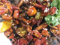 干锅鸡爆虾尾-华仔龙虾(永乐路总店)