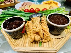 农家煎饼卷馓子-锦绣金山人家(友谊店)
